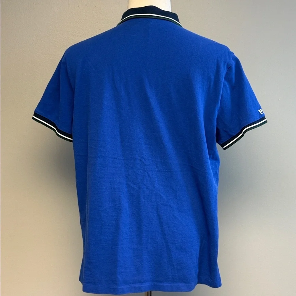 Polo Ralph Lauren Blue Cotton Polo Shirt XL Classic Fit Logo